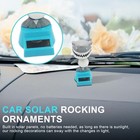 Solar Powered Dancing Bobblehead Toy - Shark Hawaii Style Car Interior Decoratio