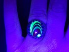 Sterling Men s Houze Factory Uranium Glass Ring 925 Silver Size 11
