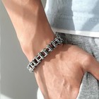 Men s Stainless Steel Motorcycle Bike Chain Bracelet Biker Jewelry Gift For Him
