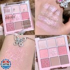 Okerker 9 Colors Glitter Shimmer Eyeshadow Makeup Palette  Korean Natural Neu