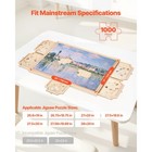 Uimoso 1000 Piece Puzzle Board With Drawer Cover Portable Wooden Jigsaw 29x21 In