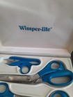 Wiss Wissper-lite Scissors 4pc Set   Storage Case Vintage Blue Gift Box Set Usa