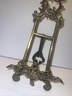 Antique Vintage Brass Book Easel Stand Bible Music Holder Tabletop