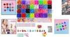 Creative Rubber Band Bracelet Kit - 2500  Bands  Beads   Storage Box For Kids