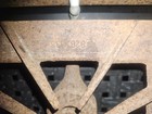  Antique Vintage Cast Iron 3 Burner Stove Top  For Camping It Has No Legs It 