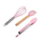 Hello Kitty And Friends Pink Kitchen Utensil Set Sanrio Licensed Spatula Whisk  