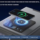 Biometric Gun Safe For Handgun Display Clock Safe Phone Watch Wireless Charging