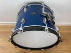 Slingerland Blue Sparkle 14 X 20  Bass Drum Modern Jazz Early 60s Vtg Kick Niles
