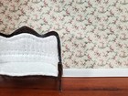 Dollhouse Wallpaper Vintage Songbirds Floral Bradbury   Bradbury 1 12 Scale