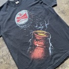 Vintage Budweiser Lager Beer Bottle Cap  Black Single Stitch T Shirt Xl Usa