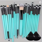 20pcs Makeup Brushes Set Professional Eyeshadow Foundation Powder Kit   2 Sponge