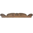 Antique Primitive Architectural Furniture Salvage Decorative Carve Wood Pediment