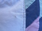 Handmade Vintage Lone Star Quilt Full Queen 78x78 Floral Patchwork Cottagecore