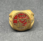 Vintage Golden Gate International Exposition 1939 Adjustable Enamel Ring Antique