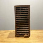 Letterpress Riglet Cabinet - Vintage Print Equipment - Printers Furniture Shelf