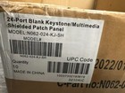 Tripp-lite 24-port Blank Keystone multimedia Shielded Patch Panel N062-024-kj-sh