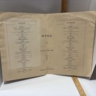 Vintage Menu 1949  Transantantique French Line Cruise Ship Menu