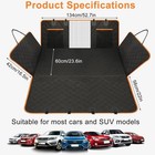 Dog Car Seat Cover Back Hard Bottom Extender For Dogs Supports 600lbs Pet Usa