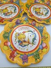 Vintage 1983 Hallmark Cards Rainbow Brite Party 3 Paper Plates   7 Cups Read