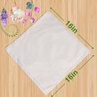 Scotamalone Men s Handkerchiefs 100  Soft Cotton White Hankie Hankerchieves