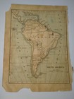 1880 Map Of South America