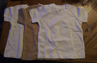 Amazon Aware Size 6 Mths 3 Cotton Jersey Short Sleeve T-shirts Snaps Aa1