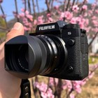 Metal Square Lens Hood For Fujifilm Xf35mm F2 R Wr  Xf23mmf2 R Wr  With Cap