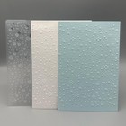3d Plastic Embossing Folder Template Beautiful Christmas Snowflakes Texture A   