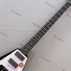 Solid Body Electric Bass Guitar 4 Strings Stainless Rounded Fret  Free Shipping