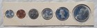 1964 Canada Silver Proof-like Mint Coin Set With Six Coins As Shown
