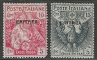 Italy Colonies 1915 Eritrea Complete Set Semi Postal Stamps Mint    42 00