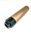 Stealth Alloy 7  Bronze 1 2 x28 Muzzle Brake Extension Tube For Aeg Gbb