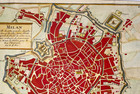 Milan Italy 1705 Nicolas De Fer Antique Engraved Plan 18th Century