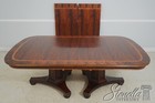 L64114ec  Henredon Flame Mahogany Top Dining Room Table
