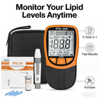 5-in-1 Lipid Test Kit     Cholesterol   Triglyceride Monitor With 10 Strips Home