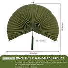 Bamboo Fan Wall Decor  Oversize Fan For Wall Decor  Above Bed Decor