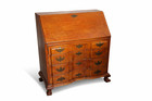 Antique Drop-front Secretary Desk     Jacobean   William   Mary Style     Home