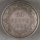 1888 Newfoundland Silver 50 Cents