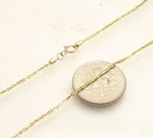 10  Twisted Rock Sparkle Chain Ankle Bracelet Anklet Real Solid 10k Yellow Gold