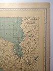 1929 Vintage Ontario Atlas Map Original Antique Rand Mcnally Premium Atlas