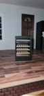 1 12 Dollhouse Miniature Wine Cooler Refrigerator  Working Light Modern Mini Bar