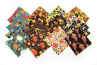96 Piece Harvest Fall Autumn Pre Cut Charm Pack 5  Squares 100  Cotton Fabric Qu