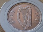 About Uncirculated 1941 Ireland 1 2 Half Crown 2s6d W Holder Original Low Mint 
