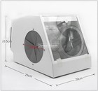 Dental Lab Led Sandblasting Dust-proof Box Dust Collector Vacuum Extractor Case