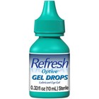 Refresh Optive Gel Drops Lubricant Eye Gel  0 33 Fl Oz  10 Ml 