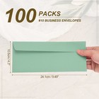 100 Pack Grass Green  10 Business Envelopes  Letter Size Envelopes