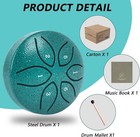 Rain Drum For Outside Garden Steel Tongue Drum Rain Chime Handpan Drum 6 Note Us