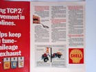 1971 Shell Gasoline Improvement Tcp 2  Gas Shell Print Ad Life April 9 Two Pgs