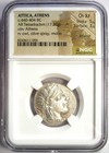 Attica Athens Athena Owl Ar Tetradrachm Silver Coin 440-404 Bc  Ngc Choice Xf Ef