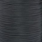Craft County Black 550 Paracord  Multiple Size Hanks And Spools  Made In The Usa